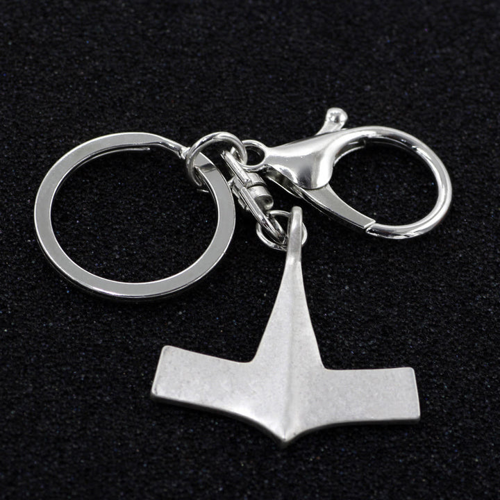 WorldNorse Antique Textured Mjolnir Keychain - image 3