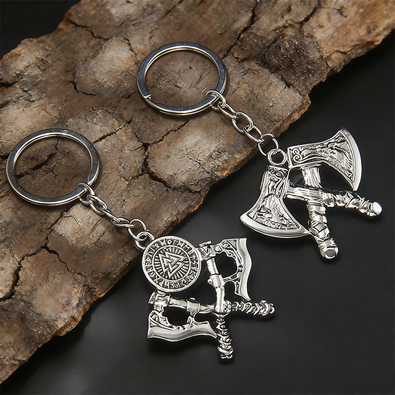 WorldNorse Assorted Carved Viking Axe Keychain - image 13