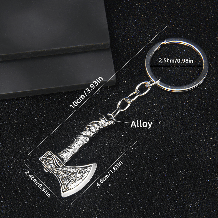 WorldNorse Assorted Carved Viking Axe Keychain - image 3