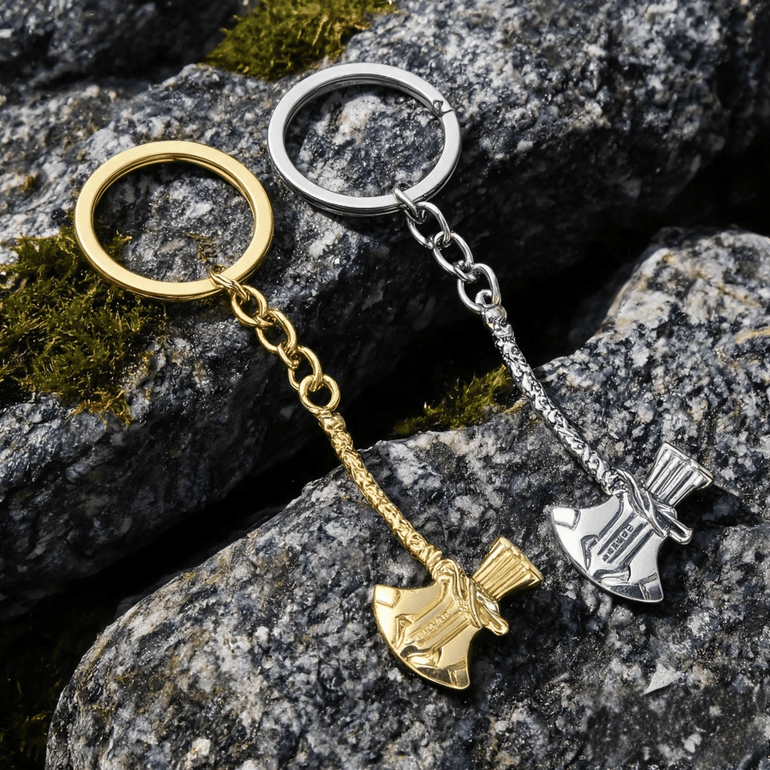 WorldNorse Wrapped Handle Viking Axe Keychain - image 4