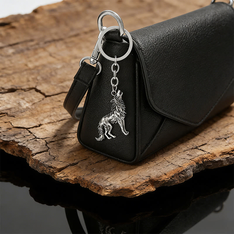 WorldNorse Strength Symbol Fenrir Wolf Keychain - image 3