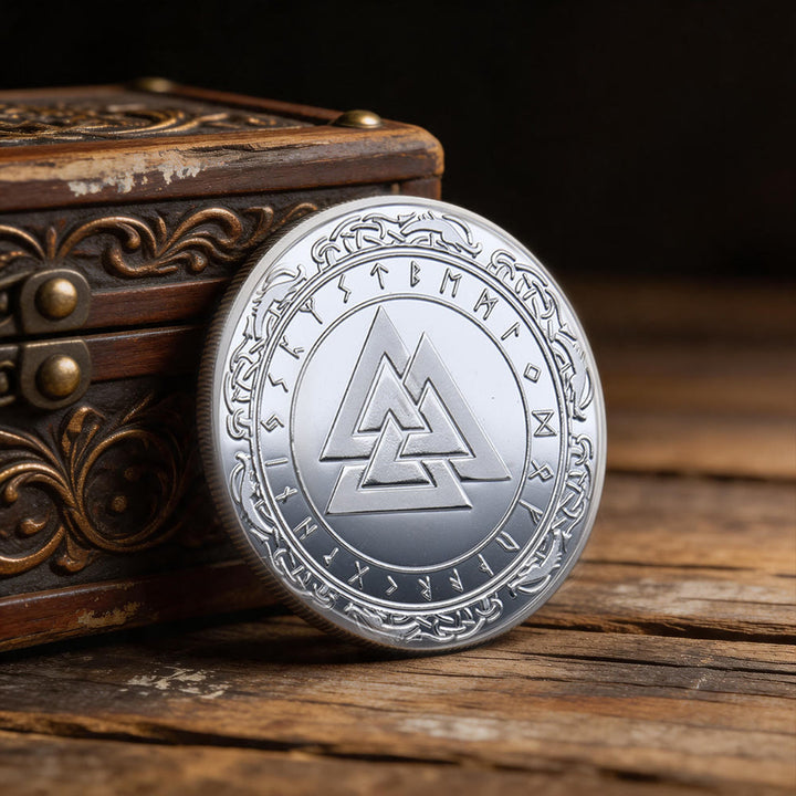WorldNorse Double-sided Valknut Embossed Commemorative Coin - image 6