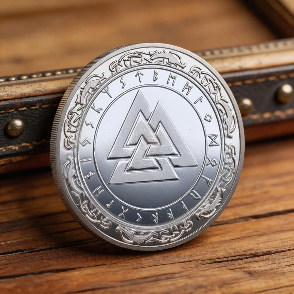 WorldNorse Double-sided Valknut Embossed Commemorative Coin - image 5
