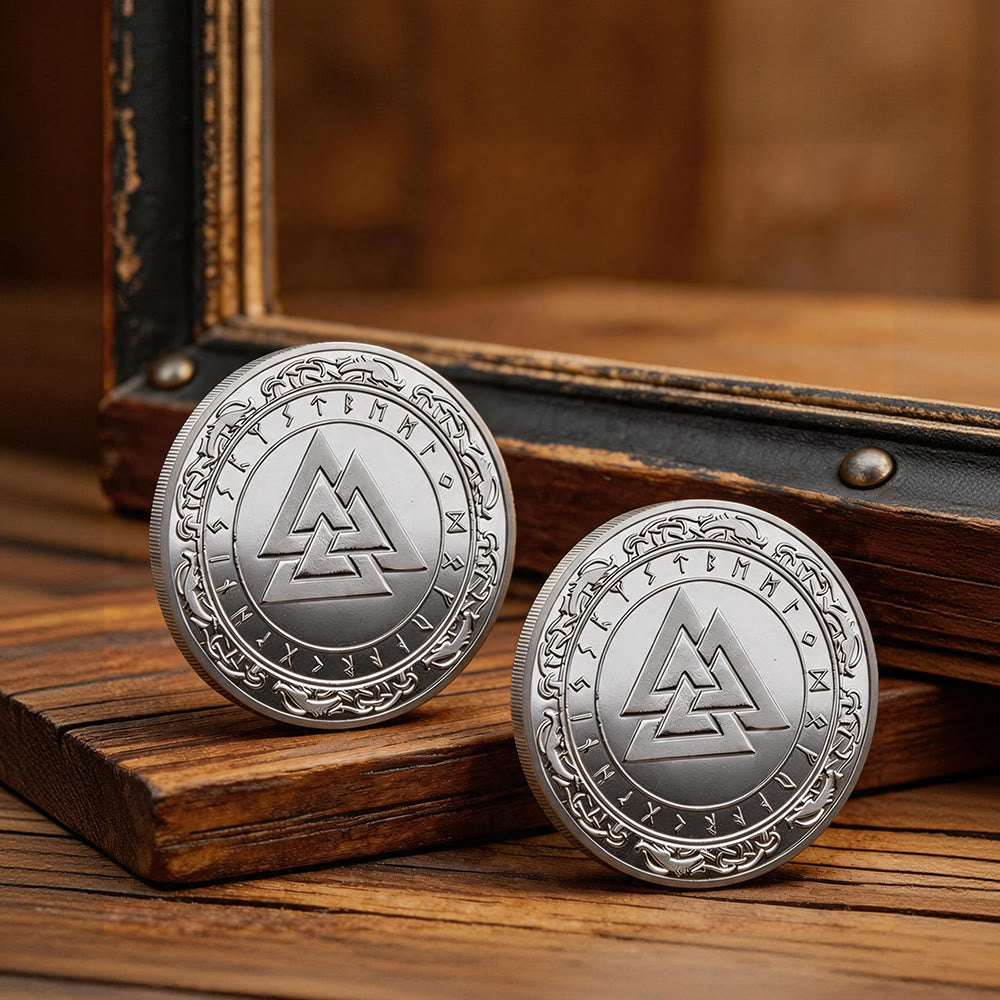 WorldNorse Double-sided Valknut Embossed Commemorative Coin - image 7