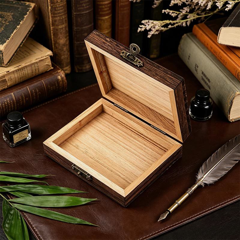 WorldNorse Vintage Metal Clasp Viking Jewelry Box - image 1