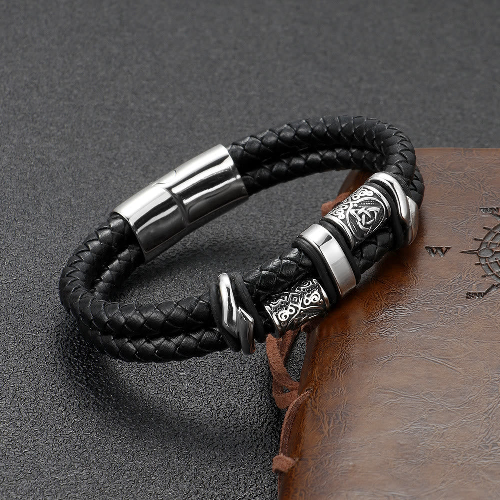 WorldNorse Celtic Knot Viking Compass Bracelet - image 1