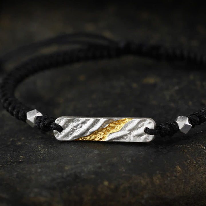 WorldNorse Handcrafted 999 Silver Glacier Vein Bracelet - image 2