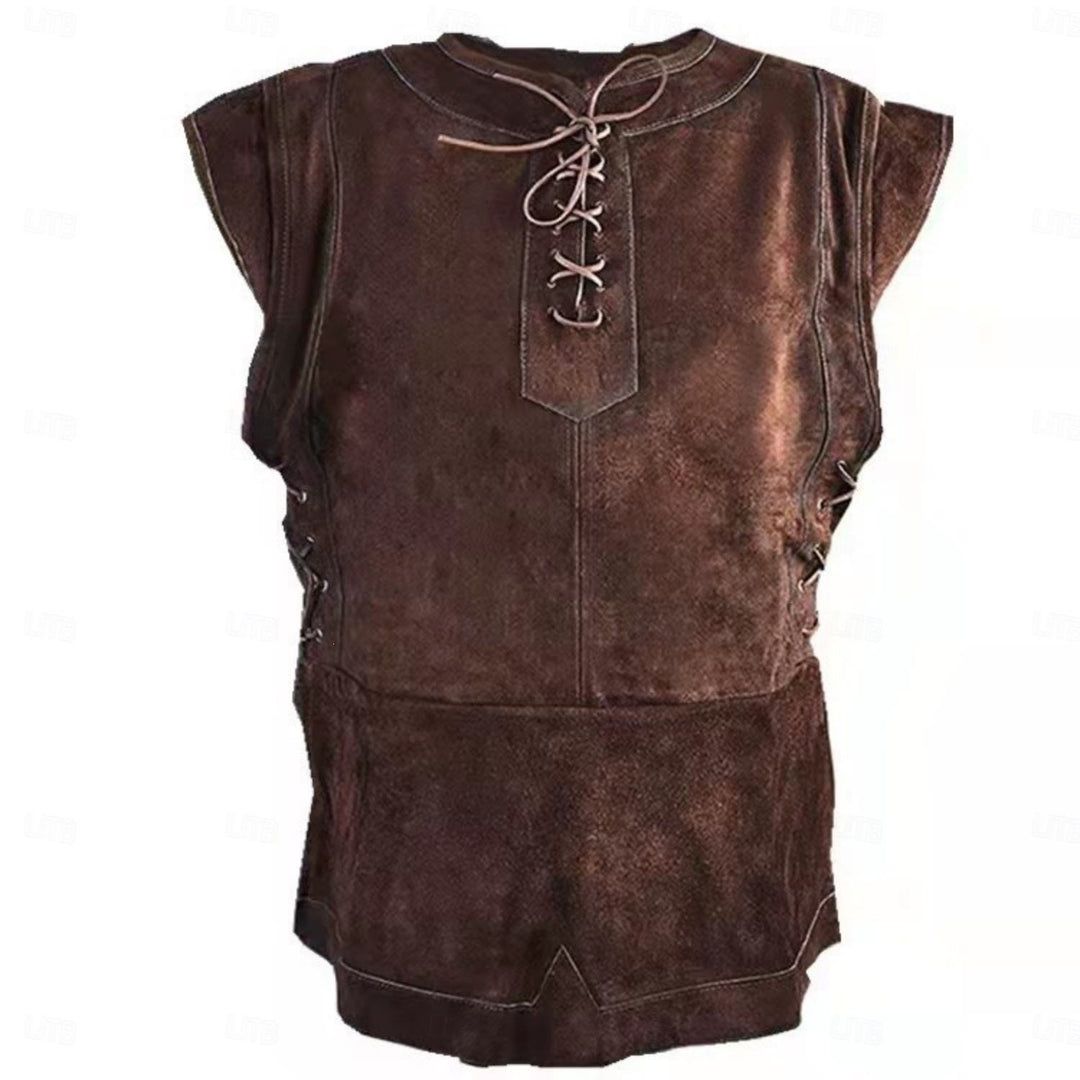 WorldNorse Medieval Viking 2-Piece Costume Set  - Vest - 3XL - image 12