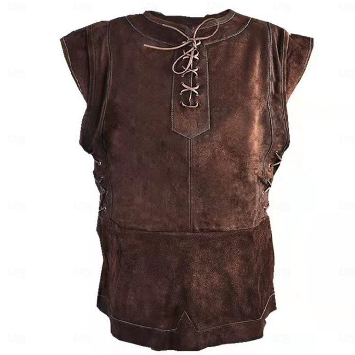 WorldNorse Medieval Viking 2-Piece Costume Set  - Vest - 3XL - image 12