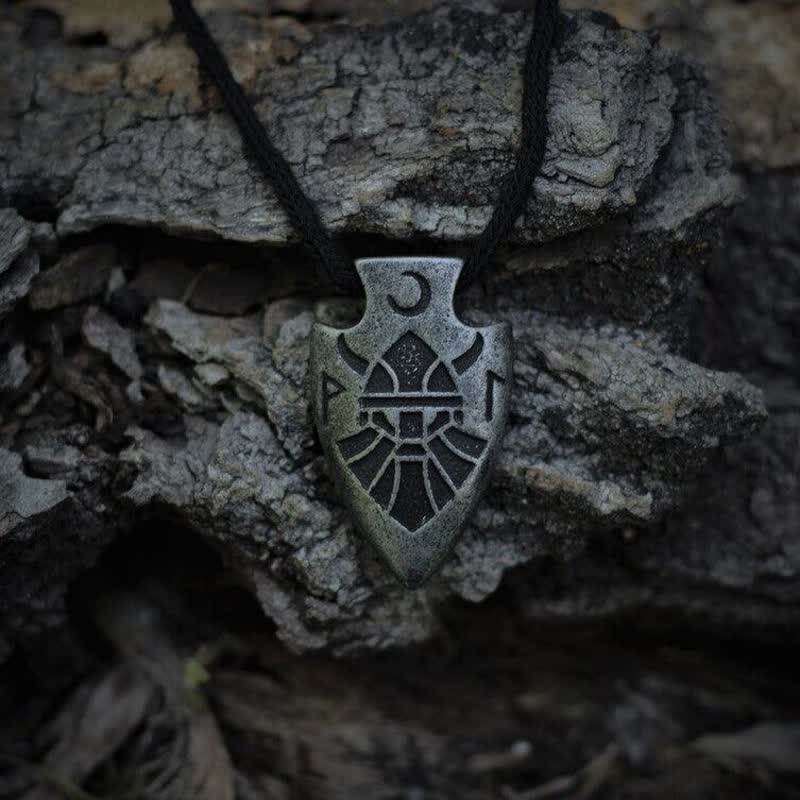 WorldNorse Men's Viking Odin Rune Arrowhead Necklace - image 4