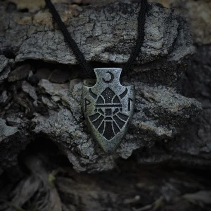 WorldNorse Men's Viking Odin Rune Arrowhead Necklace - image 4